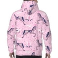 thumbnail image 5 of Hoodies for Men - Exotic Cute Horse Star Pink Long Sleeve Comfrt Men'S Fashion Hoodies & Sweatshirts, Sweatshirts for Men Hoodies Pullover Clothing Clothes with Pouch, 5 of 7