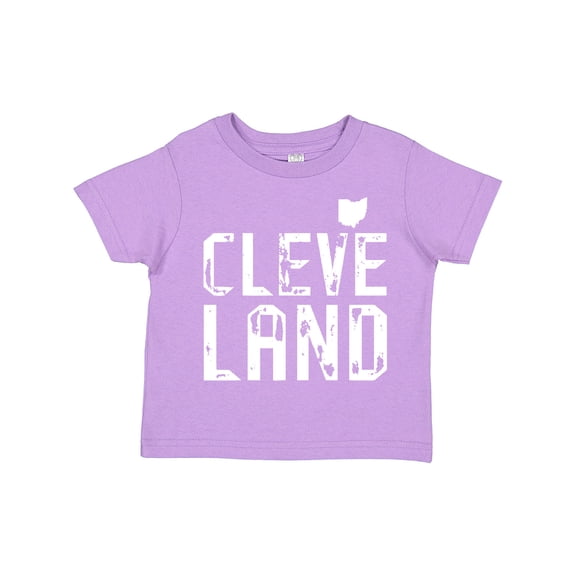 Inktastic Cleveland, Ohio Distressed Font Boys or Girls Toddler T-Shirt