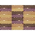 thumbnail image 1 of Ahgly Company Indoor Rectangle Patterned Yellow Orange Area Rugs, 8' x 10', 1 of 6