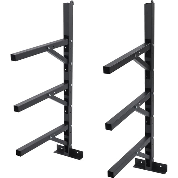 2 Pack Container Shelving Bracket Set, Adjustable 3-Tier Shelf Bracket, Cargo Container Storage Shelf Brackets, 700LBS Shelf Bracket for Workshop