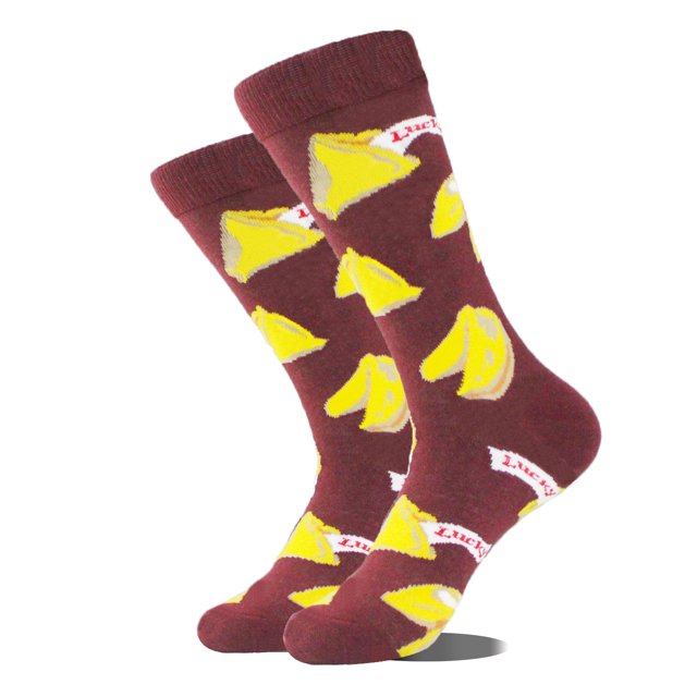 Calcetines de tubo medio para hombre, modernos y creativos, con hamburguesas, patatas fritas y comida