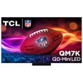 thumbnail image 1 of TCL 65-Inch QM67K Series 4K UHD QD-Mini LED Smart Google TV (2025) - 144Hz, AiPQ Pro Processor, Dolby Vision IQ, HDR10+, Dolby Atmos, ONKYO Speakers, Google Assistant (65QM67K-C) Open Box, 1 of 4
