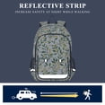 thumbnail image 5 of FORMRS Unisex School Backpack 17" Student Travel Bag with Laptop Compartment, Olive Leaf, 5 of 7