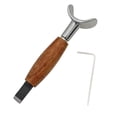 thumbnail image 4 of Cuchillo giratorio, cuchillo rotativo de Metal, herramientas de trabajo manual de cuero portátil profesional, artesanía, accesorios de herramientas de mayimx Cortador de tallado de bricolaje, 4 of 9