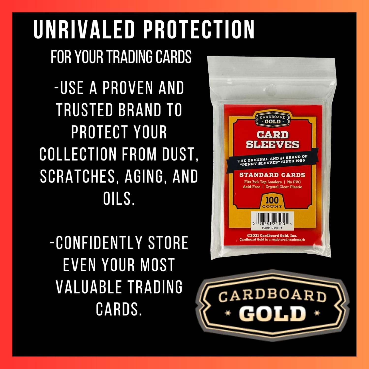 cardboard gold card sleeves Cardboard Gold Perfect Fit Graded Sleeves