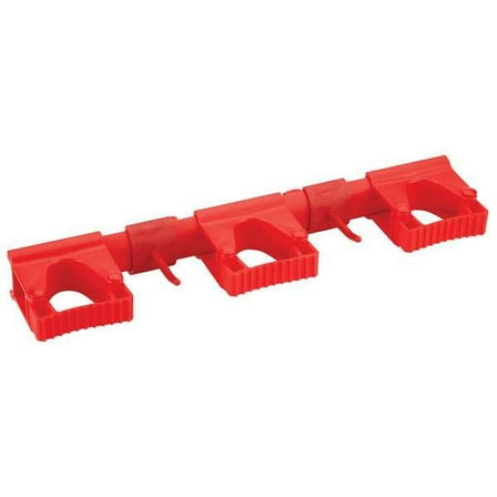 Vikan Tool Wall Bracket,16 1/2 in L,Red 10114
