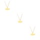 thumbnail image 1 of Collar de acero inoxidable Minnieouse Color dorado, 1 of 6