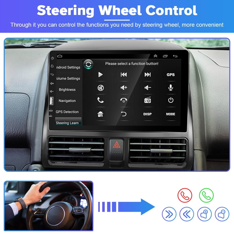 Android Car Radio Stereo For Honda CRV 2002-2006 - 9" Touchscreen With Wireless CarPlay