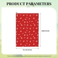 thumbnail image 3 of Kdxio Christmas Pattern Golf Towel (24" X 16") with Carabiner Clip - The Convenient Golf Cleaning Towel, 3 of 6