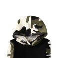 thumbnail image 3 of Camouflage Newborn Baby Boys Toddler Hooded Tops +Long Pants 2Pcs Outfits Set Clothes, 3 of 6