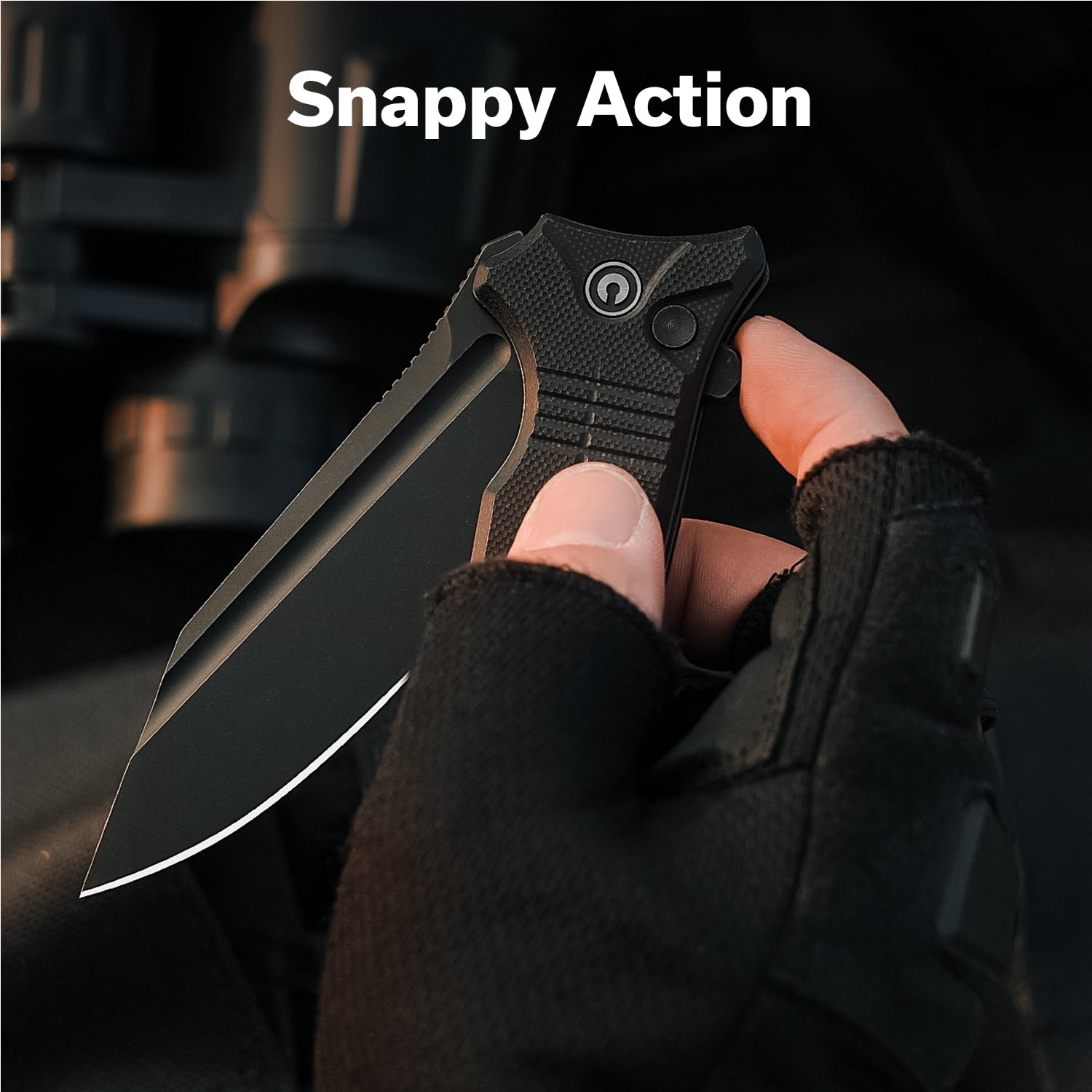 CIVIVI Neurohaptic Pocket Folding Knife with 3.74'' Nitro-V Blade G10 Handle C23080-1