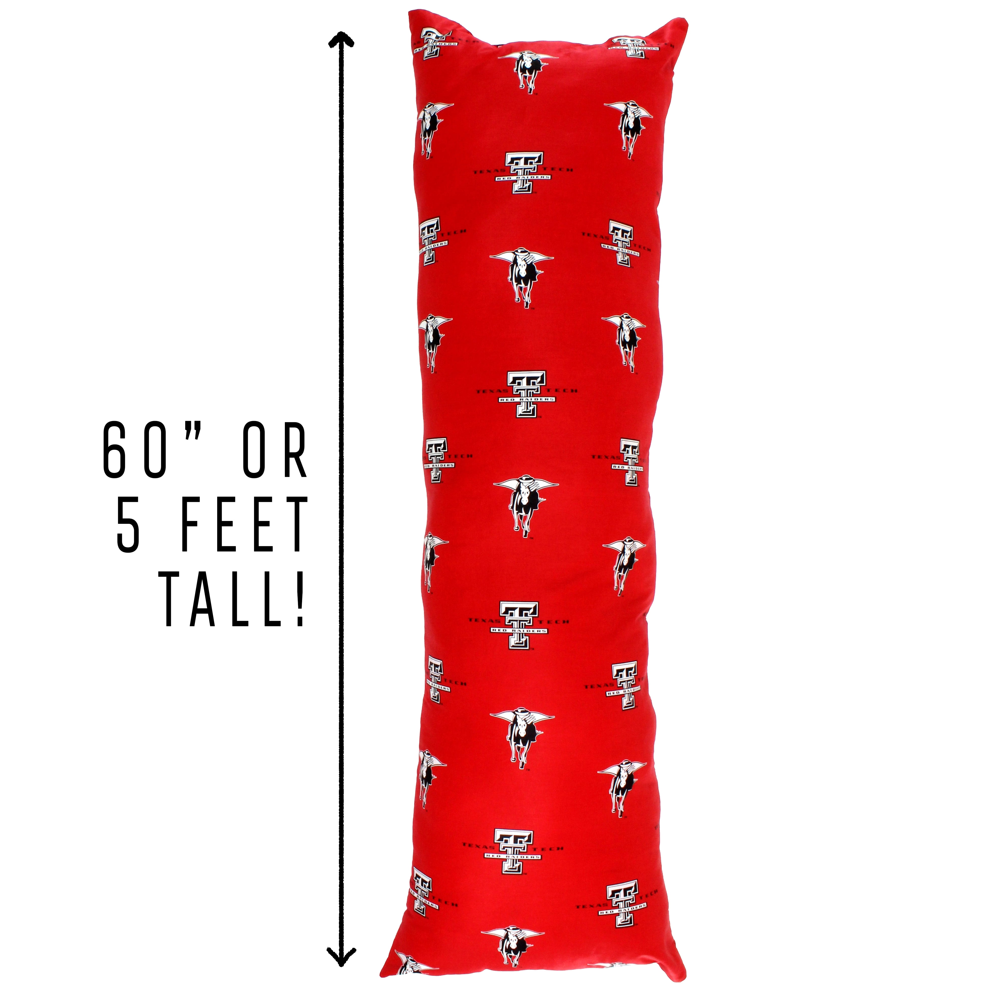 Texas Tech Red Raiders Big Comfy Body Pillow - 20" x 60"