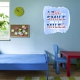 thumbnail image 3 of A Hug Or A Smile Can Go Miles Radiant Heartwaming Soothing Uplifting Quote Wall Art Sticker Designs Vinyl Stickers For Home House Walls Rooms Windows Bedroom Decoration Size (12x12 inch), 3 of 3