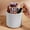 White, variant on Large Capacity Cosmetic Brush Bucket- Classic Style,Portable Brush Storage Box,Pen Holder,Storage Cup for Vanity Desktop Bathroom Countertop Makeup Brushes Container,Desk Accessories