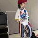 thumbnail image 1 of Conjunto de 2 piezas para niños, ropa de calle de moda de estilo coreano de manga corta, novedad de 2024, 1 of 5