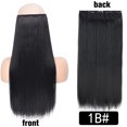 thumbnail image 1 of Typpkmm Hair Extensions, 5 Clip Recto Synthetic Fiber, 22 Inch Red Black Blonde Clip In Hairpiece for Women, 1 of 7