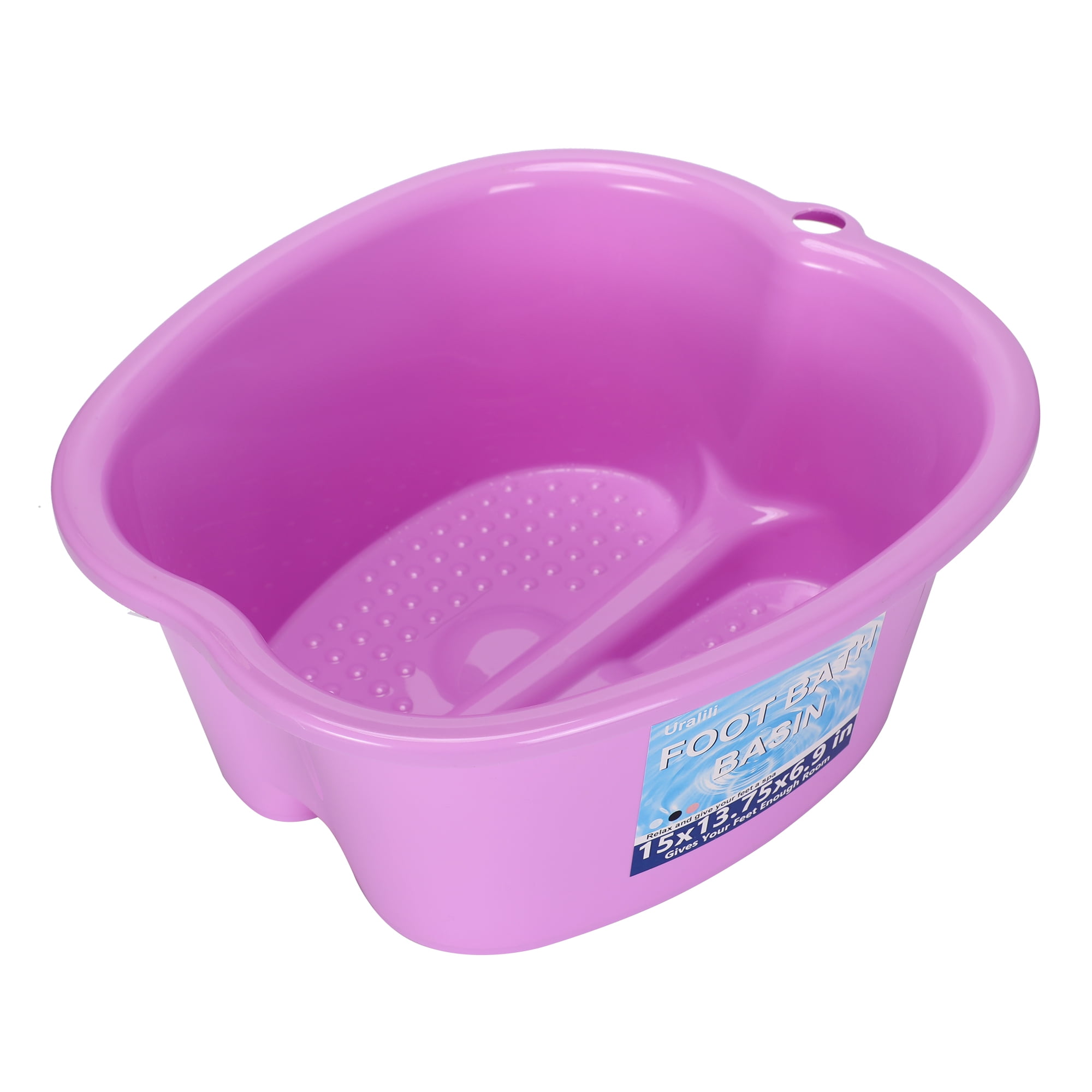 Uralili Extra Large Foot Soaking Bath Basin Foot Soaking Tub Pedicure