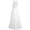 White, variant on Alvivi Big Girls Halter Lace Wedding Bridesmaid Long Dress Formal Party Prom Maxi Gown