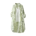 thumbnail image 3 of Pompotops Chemise à Manches Longues Femme Décontractée Cardigan Ample, 3 of 3