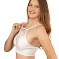 thumbnail image 4 of Coobie Halter Neck Criss Cross Plunge Bralette 9128, 4 of 8
