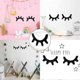 thumbnail image 5 of 1 pair eyelashes wood wall decor kids room wall stickers background, 5 of 5