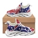 thumbnail image 1 of Zapatillas de deporte de verano para mujer, diseño artístico del 4 de julio, informales, cómodas, transpirables, para correr al aire libre, antideslizantes., 1 of 6