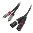 thumbnail image 1 of Cyberguys! Cable de Audio RCA a XLR 1,8 m Blindado, 1 of 9