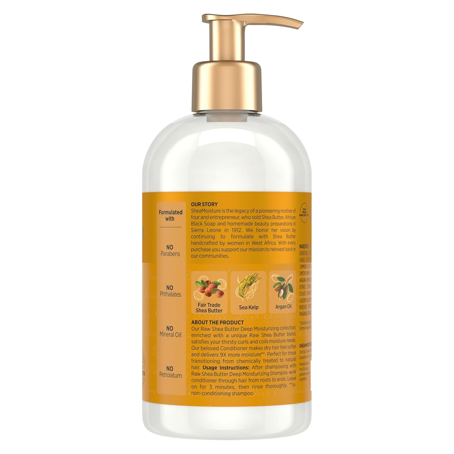 Shea Moisture Raw Shea Butter Moisture Retention Conditioner 13 oz (Pack of 2)