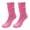 Pink, variant on Hunpta Crew Socks for Women, Socks Solid Color Crew Colorful Lightweight Cotton Athletic Red