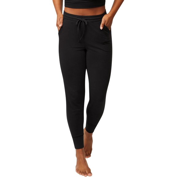 Hanes Women's EcoSmart Joggers Black Size M