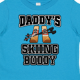 thumbnail image 4 of Inktastic Daddys Skiing Buddy Kids Skis Boys or Girls Toddler T-Shirt, 4 of 5