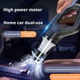 thumbnail image 2 of Cordless Car Vacuum Cleaner Handheld - Portable Rechargeable Auto Detailing Dust Buster for Car Interior Home - Powerful Suction Pet Hair Remover, 2 of 8