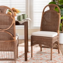 bali & pari Raya Boho Dining Chair, Brown