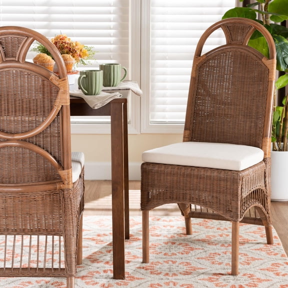 bali & pari Raya Boho Dining Chair, Brown