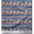 thumbnail image 1 of Soimoi Viscose Chiffon Fabric Circle & Bird Kids Fabric Prints by Yard 42 Inch Wide, 1 of 3