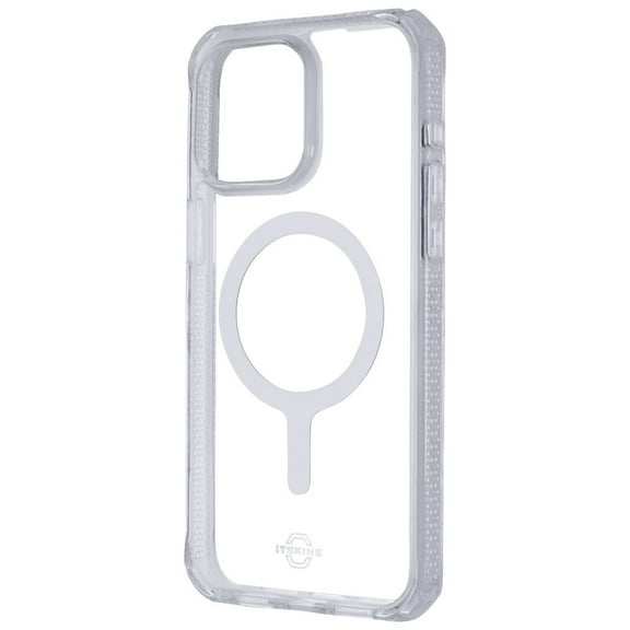 ITSKINS Hybrid_R Clear Series Case for MagSafe for iPhone 15 Pro Max Clear