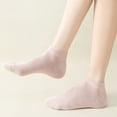 thumbnail image 4 of Women's ultra-thin socks Bamboo shallow sleeveless breathable low ankle deodorant arch support mesh socks 6 pairs - type:set1;, 4 of 6