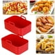 thumbnail image 4 of Olla de silicona para freidora de aire, 2 uds., Compatible con DZ201 Foodi 8QT, revestimiento de freidora de aire de silicona reutilizable, accesorios para freidora de aire, 4 of 6