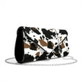 thumbnail image 2 of Xixirimido Women Clutch Bag Elegant PU Leather Evening Bags Envelope Handbags Clutch Purse with Detachable Chain for Party Wedding Prom, Cowhide Pattern, 2 of 7