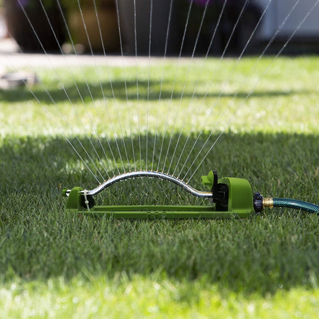 Gieenan Automatic Oscillating Sprinkler Adjustable Water Sprayer for Lawn Garden Yard Wa