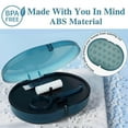 thumbnail image 3 of Dental Retainer Case with 2 Layers, Magnetic Closure, and Silicone Pad, 3 of 5