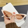 thumbnail image 5 of Fashion Women's Luxury Cat Eye Sunglasses Triangle Vintage Design UV400 Sun Glasses Unisex Classic Small Outdoor Goggle Shades, 5 of 10