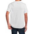 thumbnail image 2 of Jnriver Men’s Casual Stylish Plain T-Shirts – Short-Sleeve Crewneck Tshirt for Man_White_X-Small (Soft Cotton Blend), 2 of 3