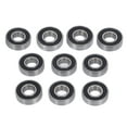 thumbnail image 2 of 6001RS Roulement, Haute Vitesse Faible Bruit 10PCS Double Scellé 6001-2RS Roulement à Billes Résistance à la Corrosion pour Vélo, 2 of 8