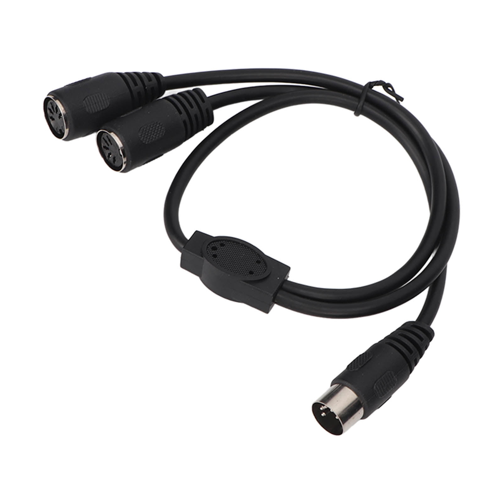 DIN 5 Pin Male To 2 DIN 5 Pin Female Cord, PVC 1.6ft DIN 5 Pin Adapter ...