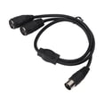 thumbnail image 4 of DEWIN DIN 5 Pin Male to 2 DIN 5 Pin Female Cable High Accuracy DIN 5 Pin Splitter Adapter Cable 1.6ft, 4 of 14