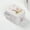 White, variant on 1Pc Portable Rabbit Tinplate Candy Box Small Cookie Gift Box for Kids Birthday Wedding Party Decoration