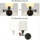 thumbnail image 4 of Luz De Pared Con Brazo Oscilante, Luces De Pared Modernas Con Pantalla De Lino, Instalación Enchufable O Montada, Enchufe E27 Para Dormitorio, Sala De Estar, Oficina 2 Piezas Noticed HA024947-01, 4 of 6
