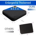 thumbnail image 2 of Large Gel Seat Cushion for Long Sitting , Soft & Breathable, Gel Cushion for Wheelchair Reduce Sweat, Gel Chair Cushion for Hip Pain, Gel Seat Cushion for Office Chair（Blue), 2 of 8
