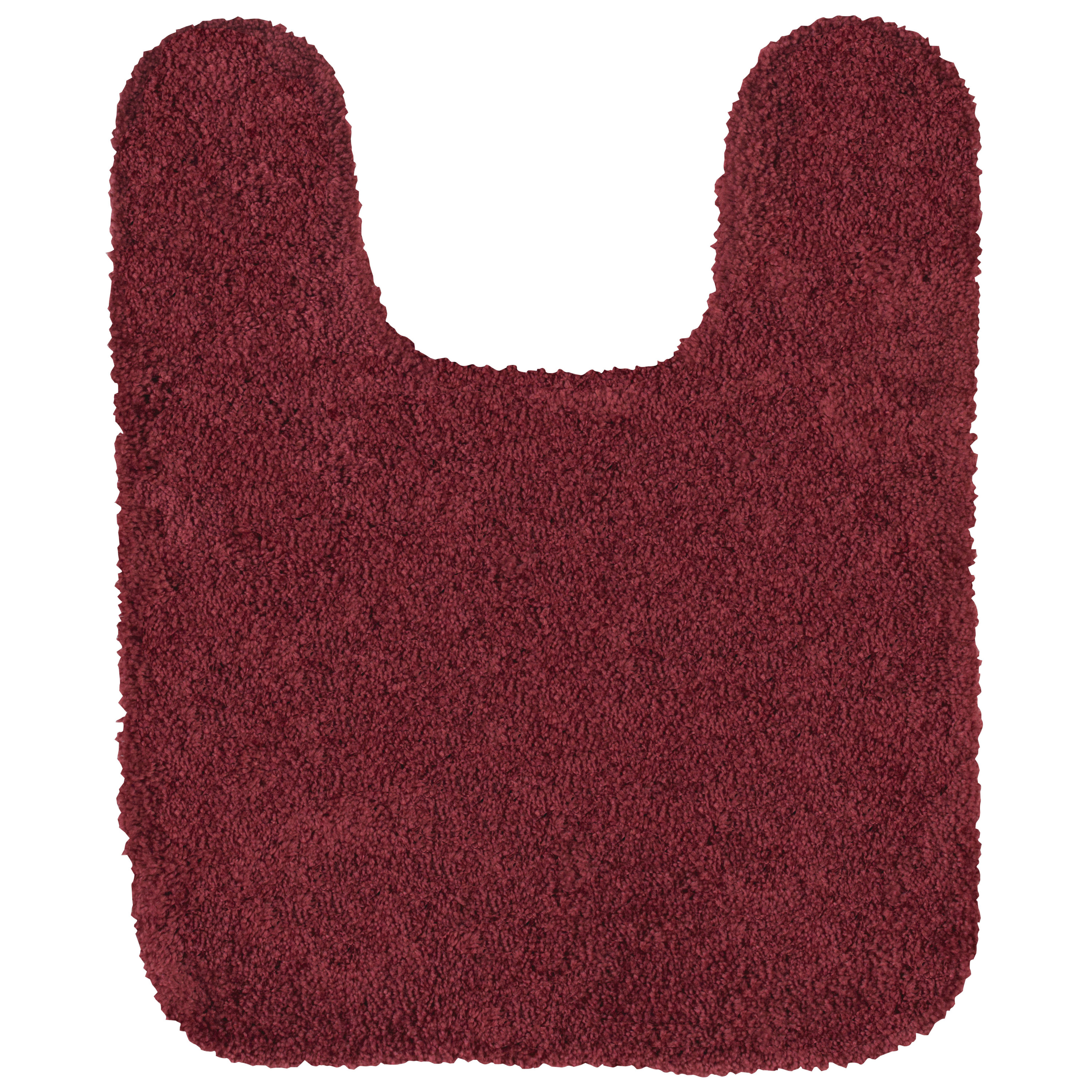 Mohawk Home Acclaim Bath Rug Merlot, 1'8"x2', Red